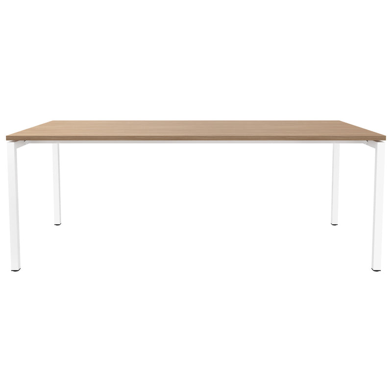 NOVA U meeting table | 2000 x 1000 mm, amber oak - 3 Main Image