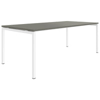 NOVA U meeting table | 2000 x 1000 mm, Cubanite gray