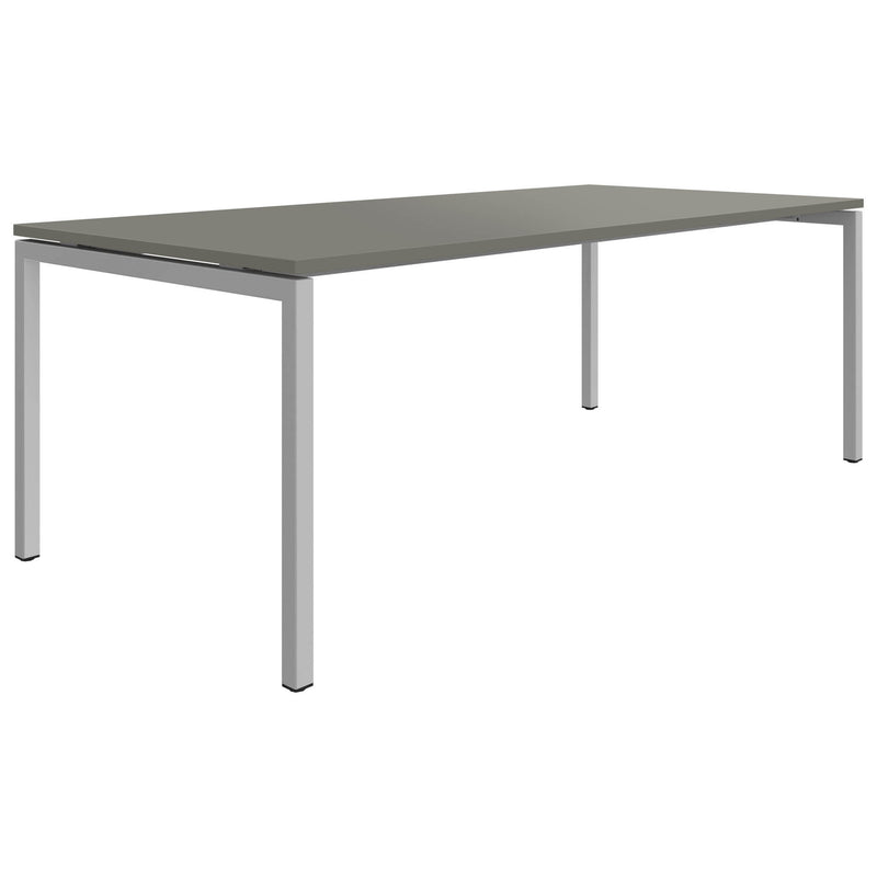 NOVA Table de réunion en U | 2000 x 1000 mm, gris cubanite  - 1 Main Image