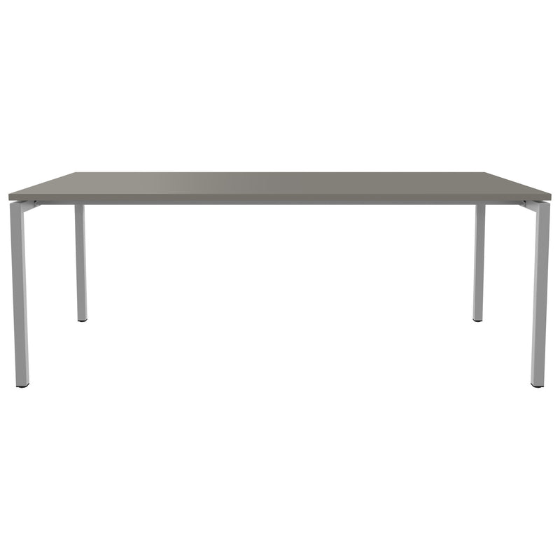 NOVA Table de réunion en U | 2000 x 1000 mm, gris cubanite  - 2 Main Image