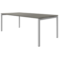 NOVA U meeting table | 2000 x 1000 mm, Cubanite gray