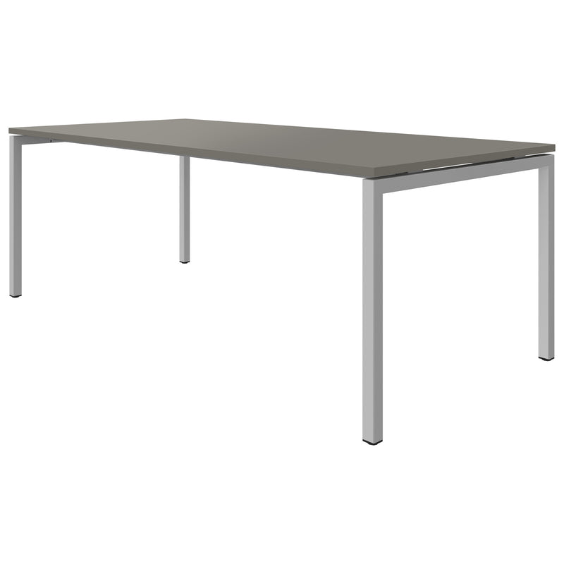 NOVA Table de réunion en U | 2000 x 1000 mm, gris cubanite  - 3 Main Image