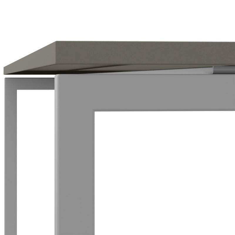 NOVA Table de réunion en U | 2000 x 1000 mm, gris cubanite  - 4 Main Image