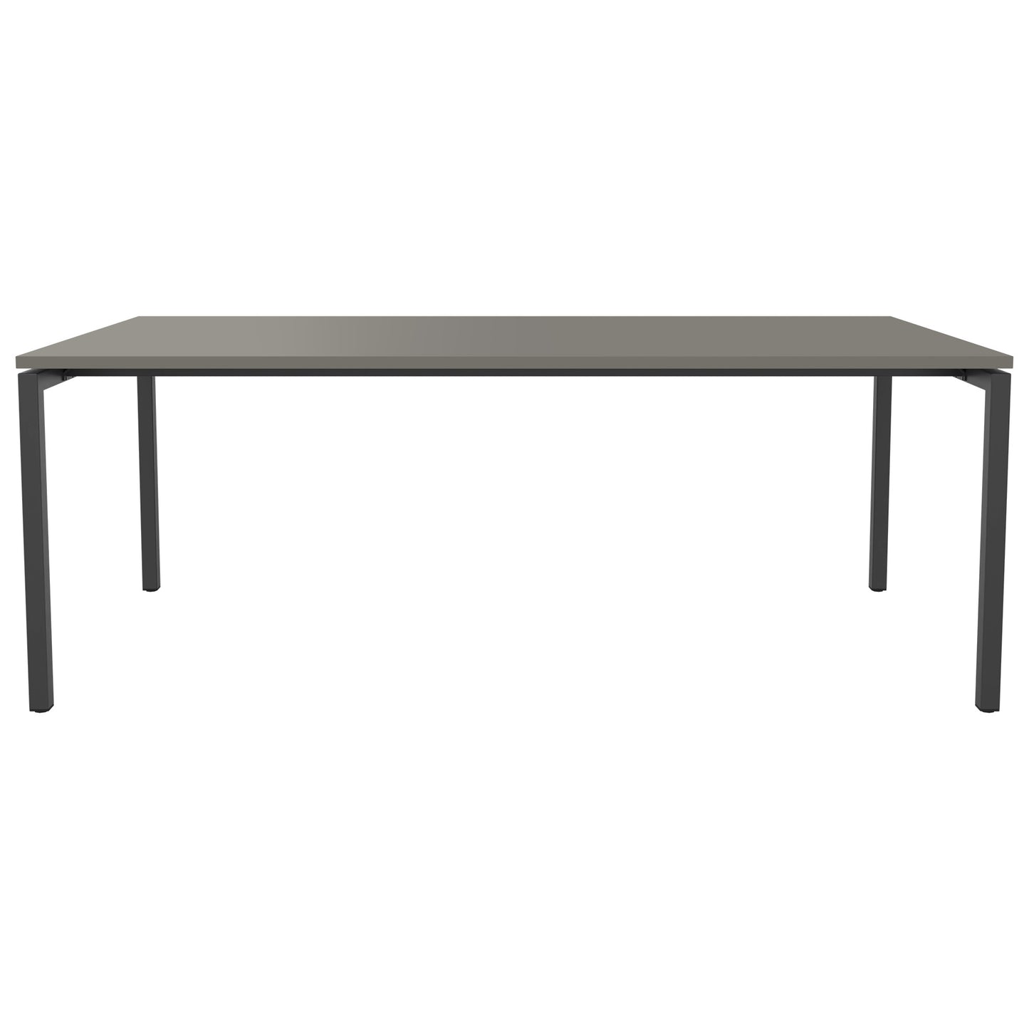 NOVA U meeting table | 2000 x 1000 mm, Cubanite gray