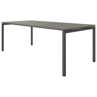 NOVA U meeting table | 2000 x 1000 mm, Cubanite gray