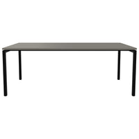 NOVA U meeting table | 2000 x 1000 mm, Cubanite gray