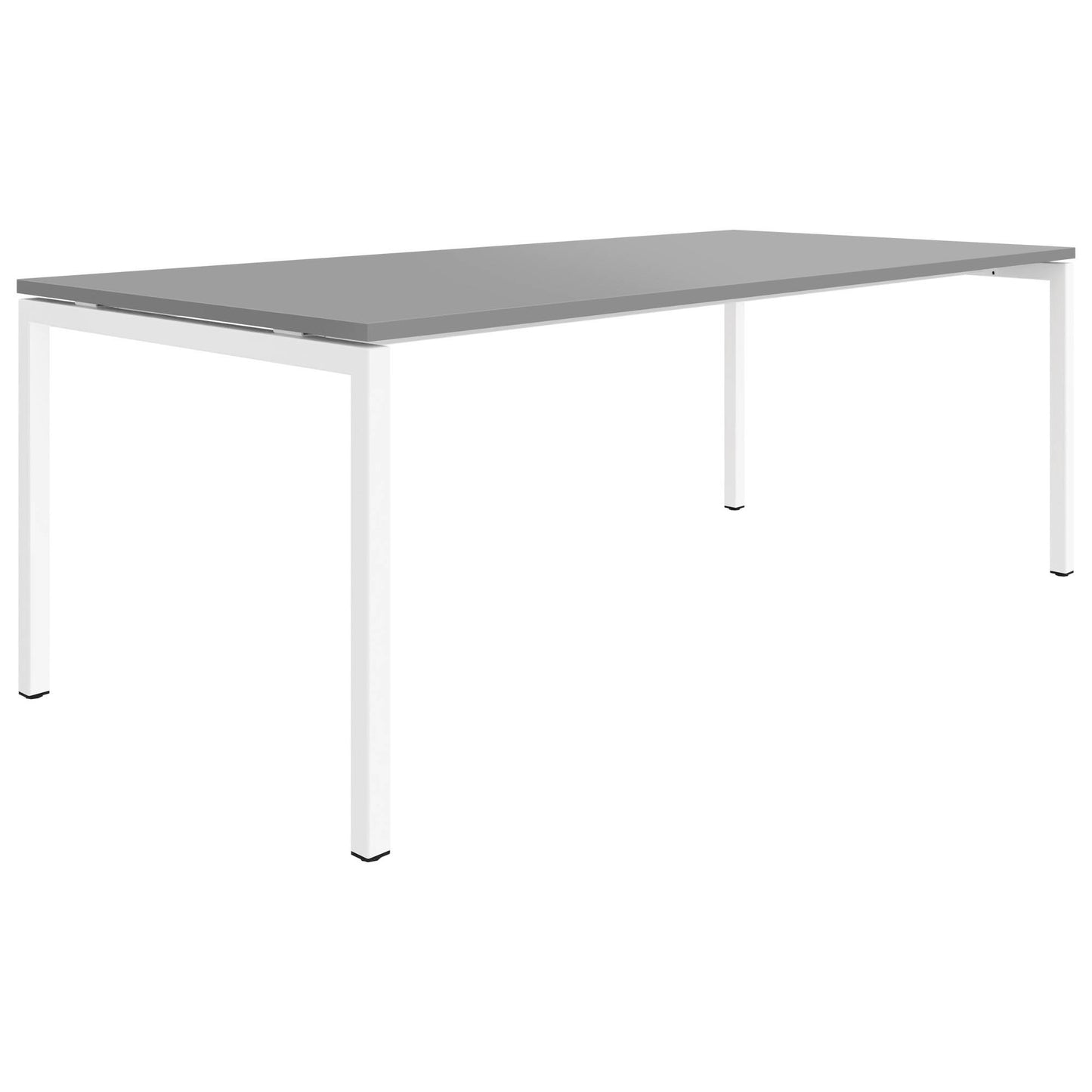 NOVA U meeting table | 2000 x 1000 mm, pearl gray