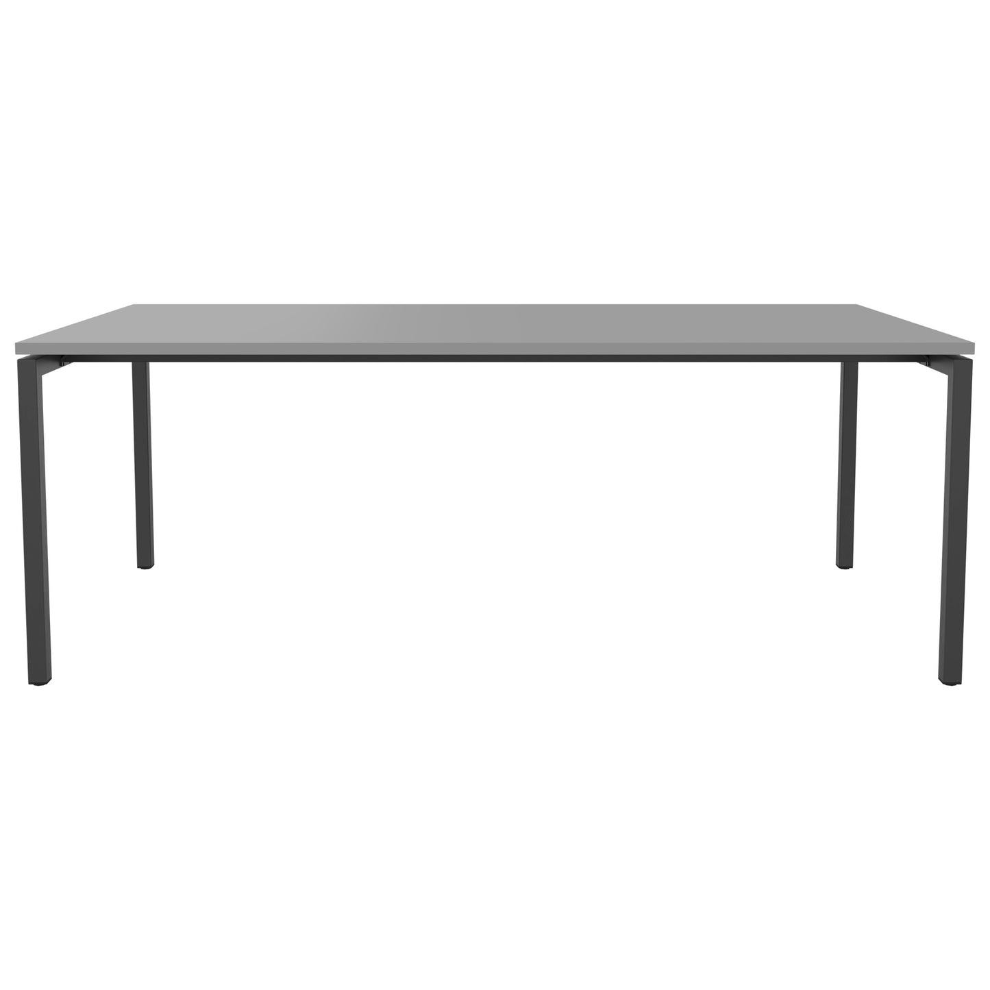 NOVA U meeting table | 2000 x 1000 mm, pearl gray