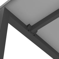 NOVA U meeting table | 2000 x 1000 mm, pearl gray