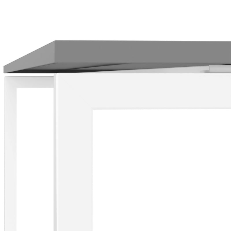 NOVA U meeting table | 2000 x 1000 mm, pearl gray - 5 Main Image