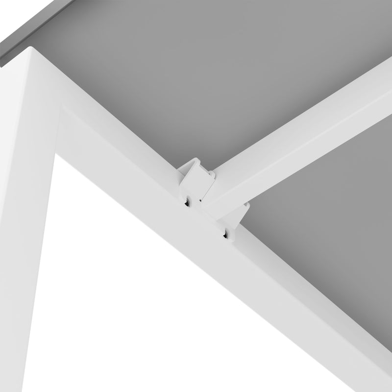 NOVA U meeting table | 2000 x 1000 mm, pearl gray - 6 Main Image