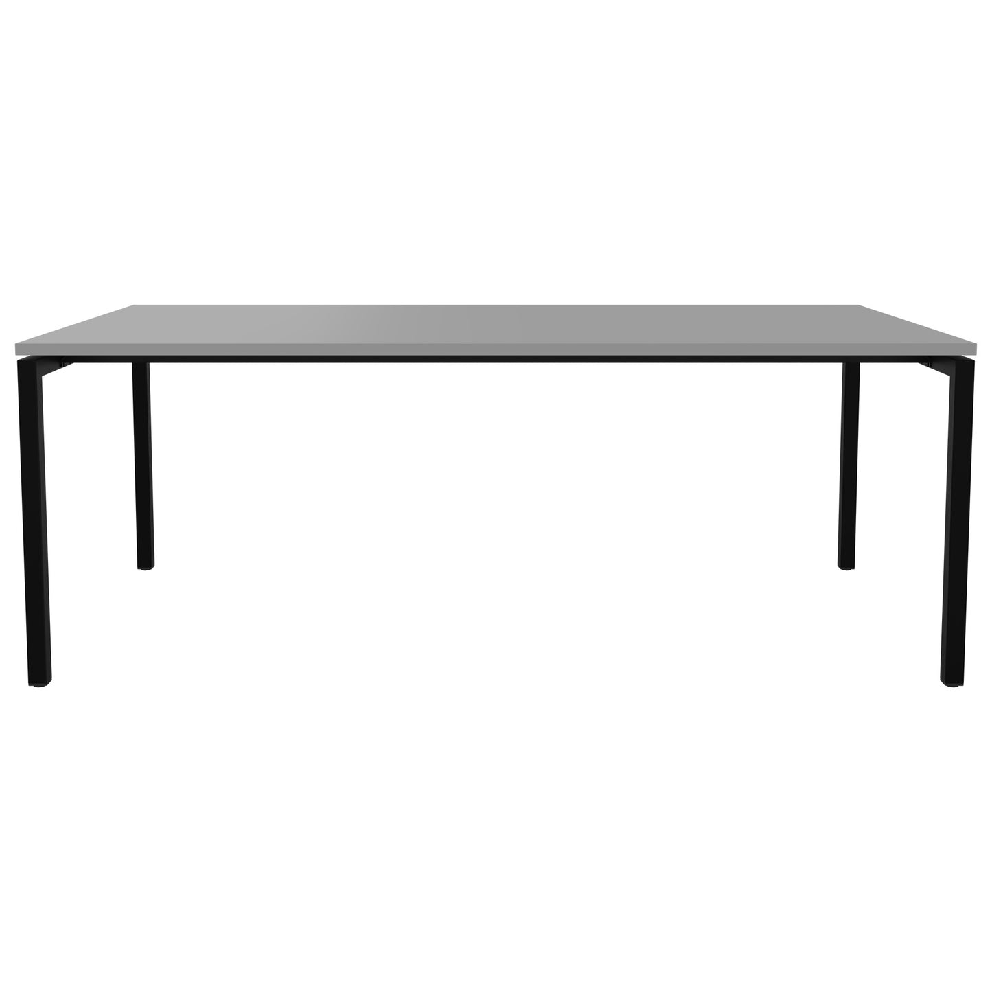 NOVA U meeting table | 2000 x 1000 mm, pearl gray