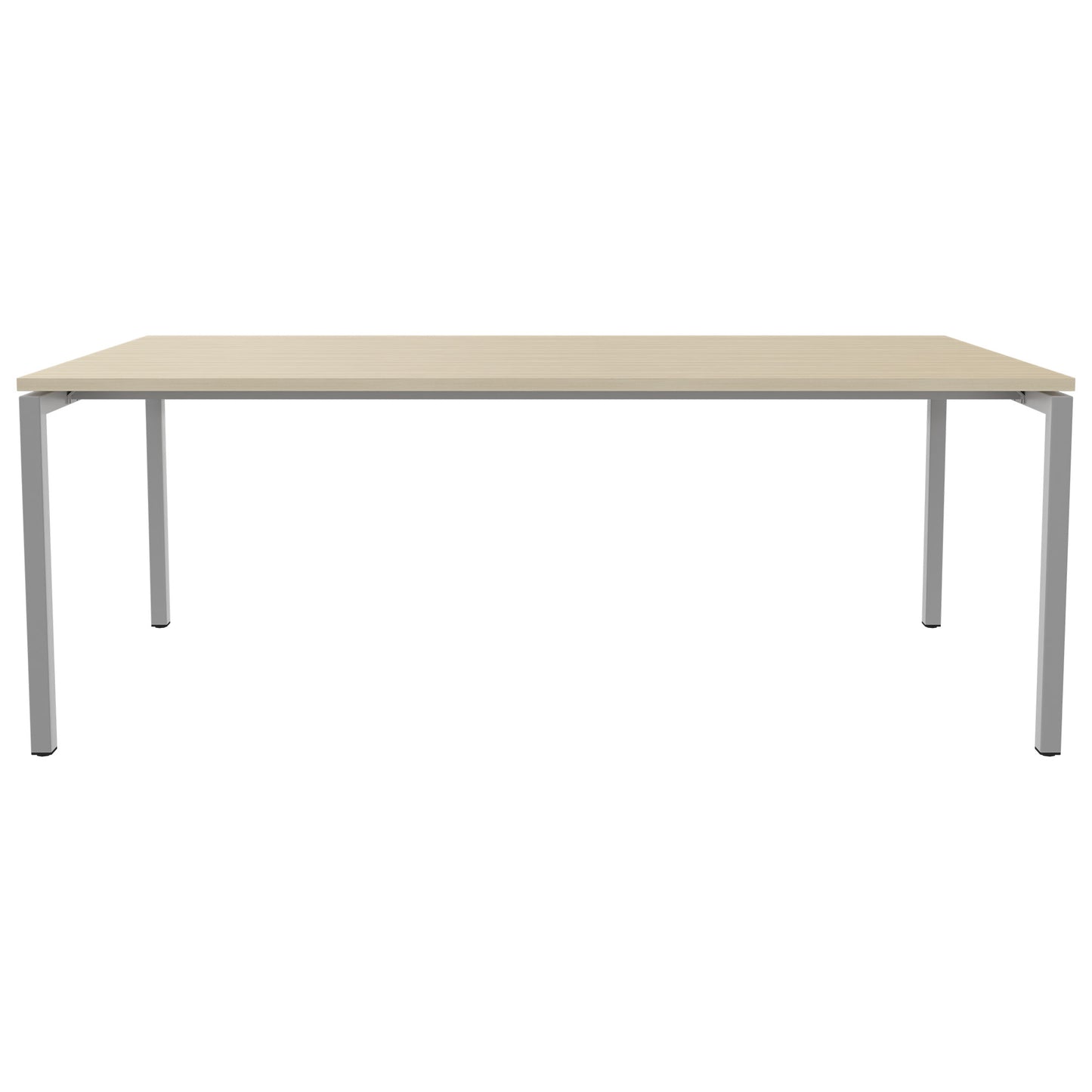 NOVA U meeting table | 2000 x 1000 mm, sand ash