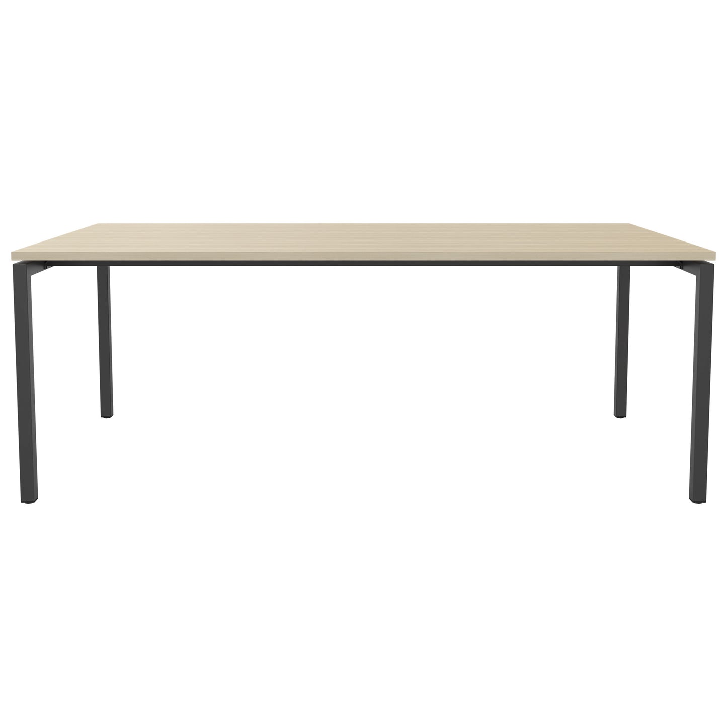 NOVA U meeting table | 2000 x 1000 mm, sand ash