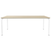 NOVA U meeting table | 2000 x 1000 mm, sand ash