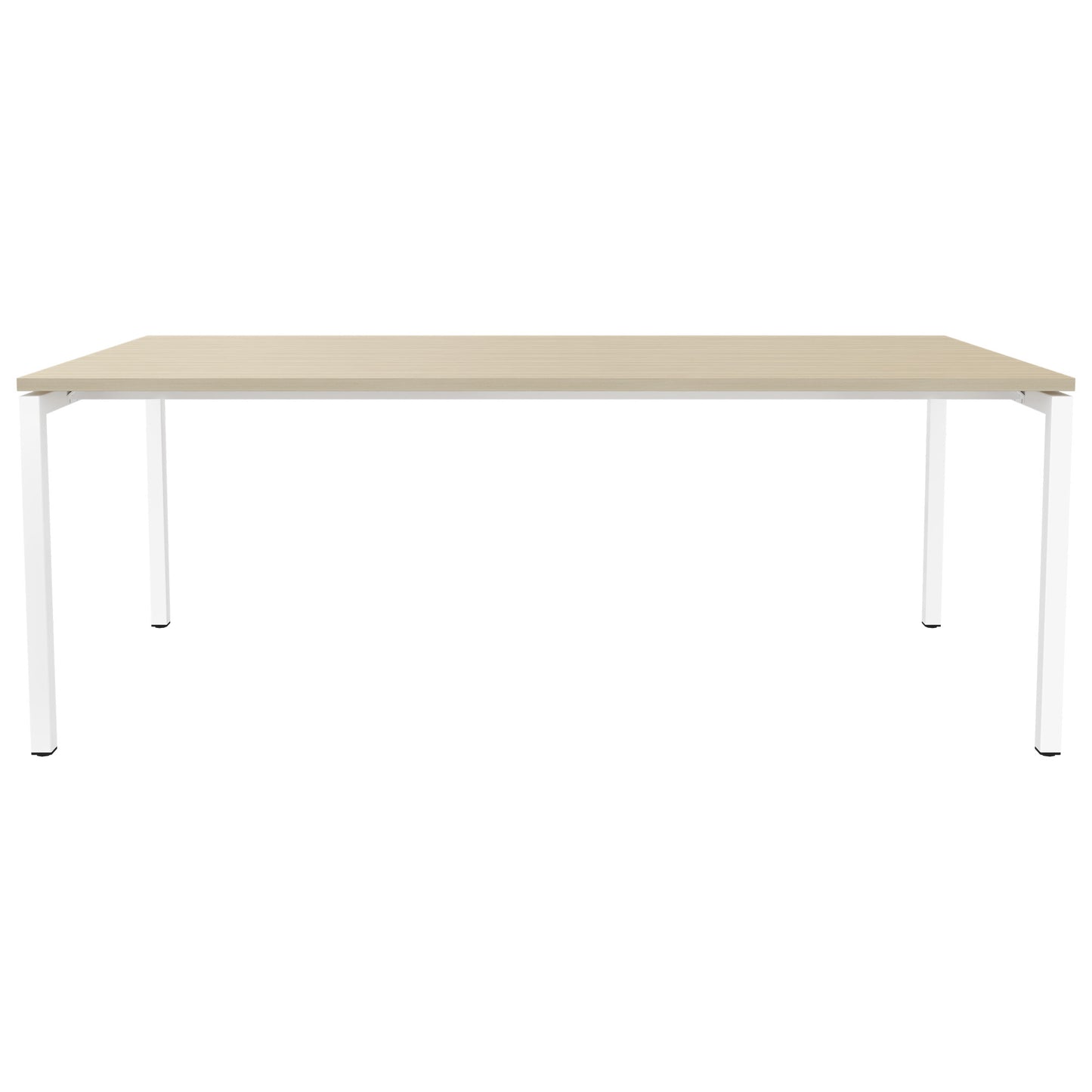 NOVA U meeting table | 2000 x 1000 mm, sand ash