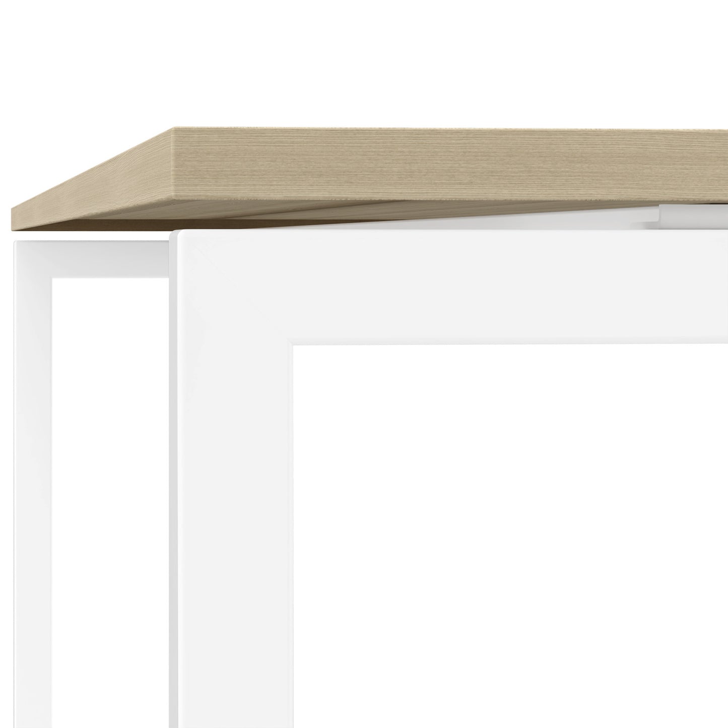 NOVA U meeting table | 2000 x 1000 mm, sand ash