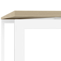 NOVA U meeting table | 2000 x 1000 mm, sand ash