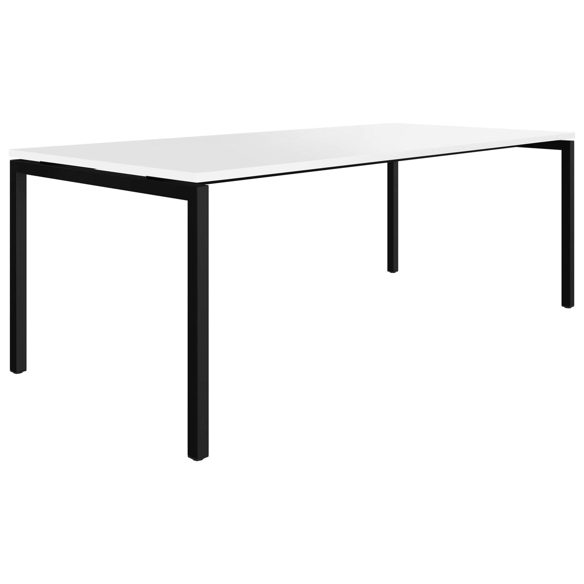 NOVA U meeting table | 2000 x 1000mm, White - 1 Lightbox Main Image