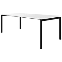 NOVA U meeting table | 2000 x 1000mm, White