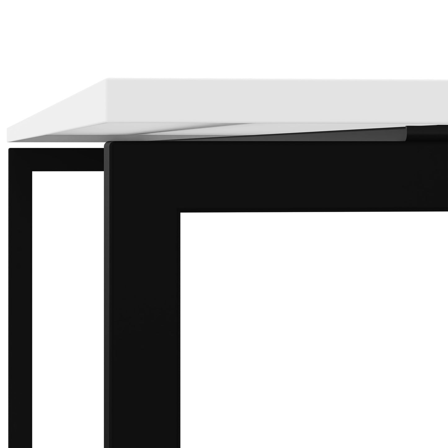 NOVA U meeting table | 2000 x 1000mm, White