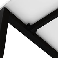 NOVA U meeting table | 2000 x 1000mm, White