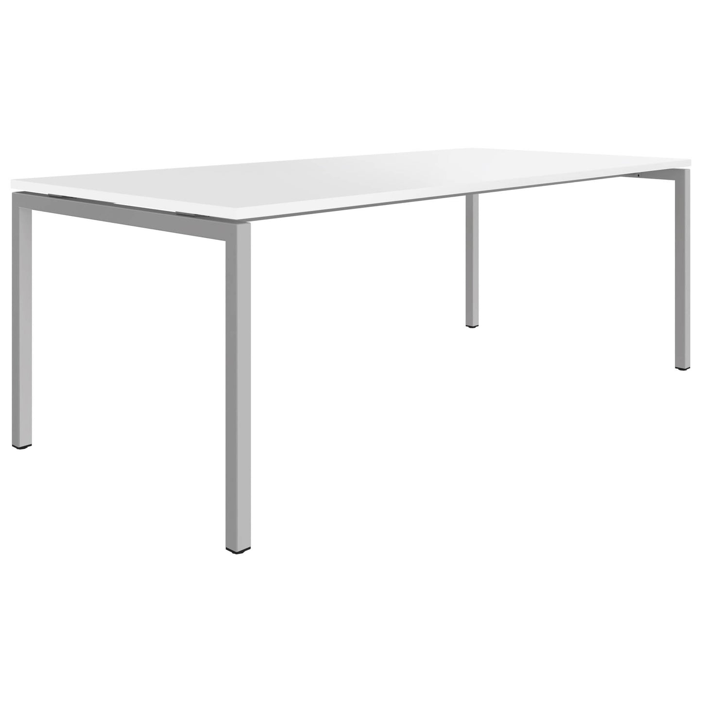 NOVA U meeting table | 2000 x 1000mm, White