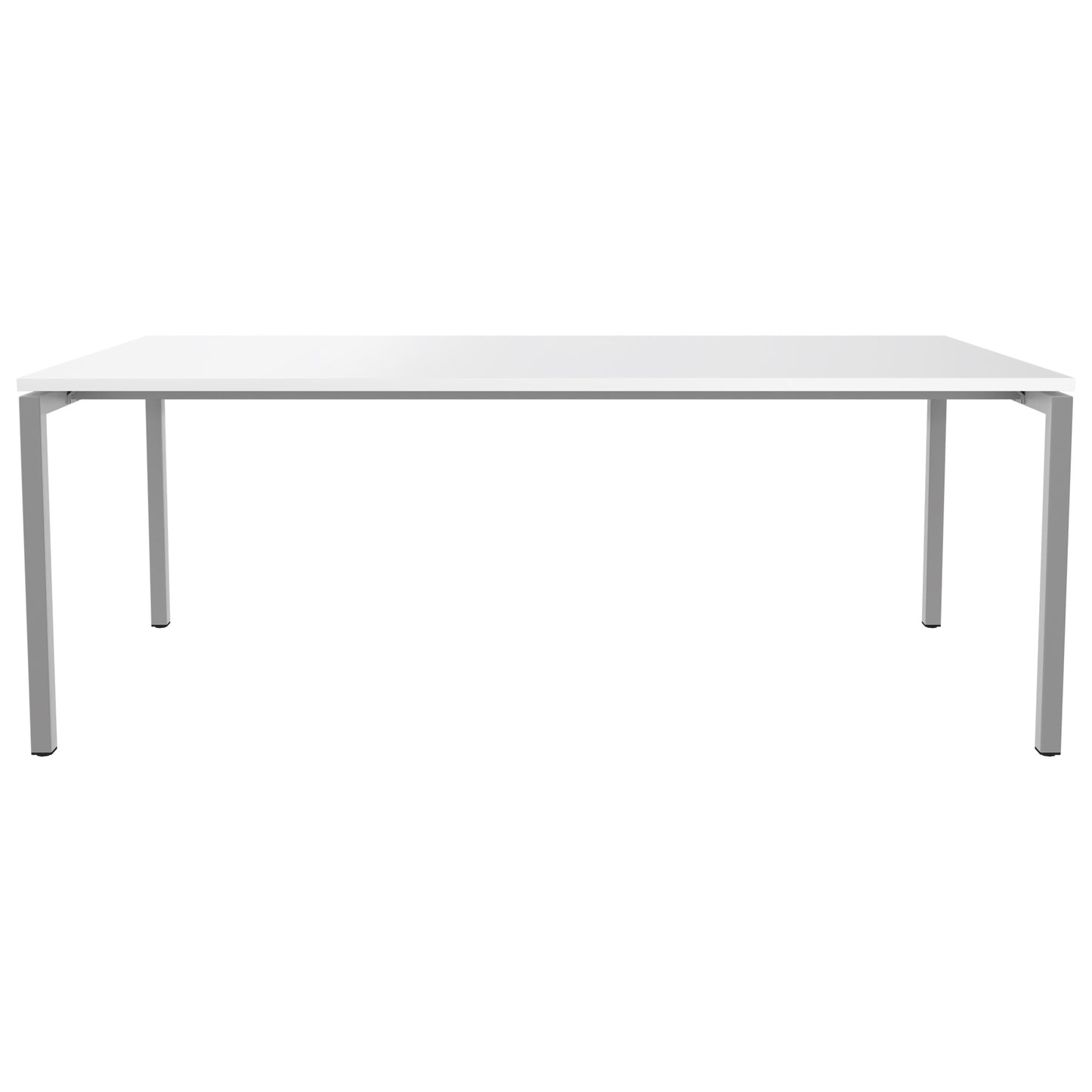 NOVA U meeting table | 2000 x 1000mm, White