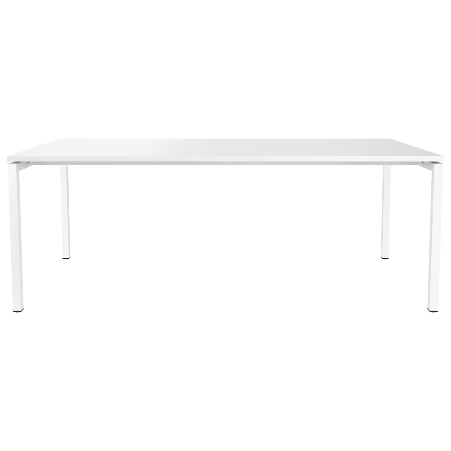 NOVA U meeting table | 2000 x 1000mm, White