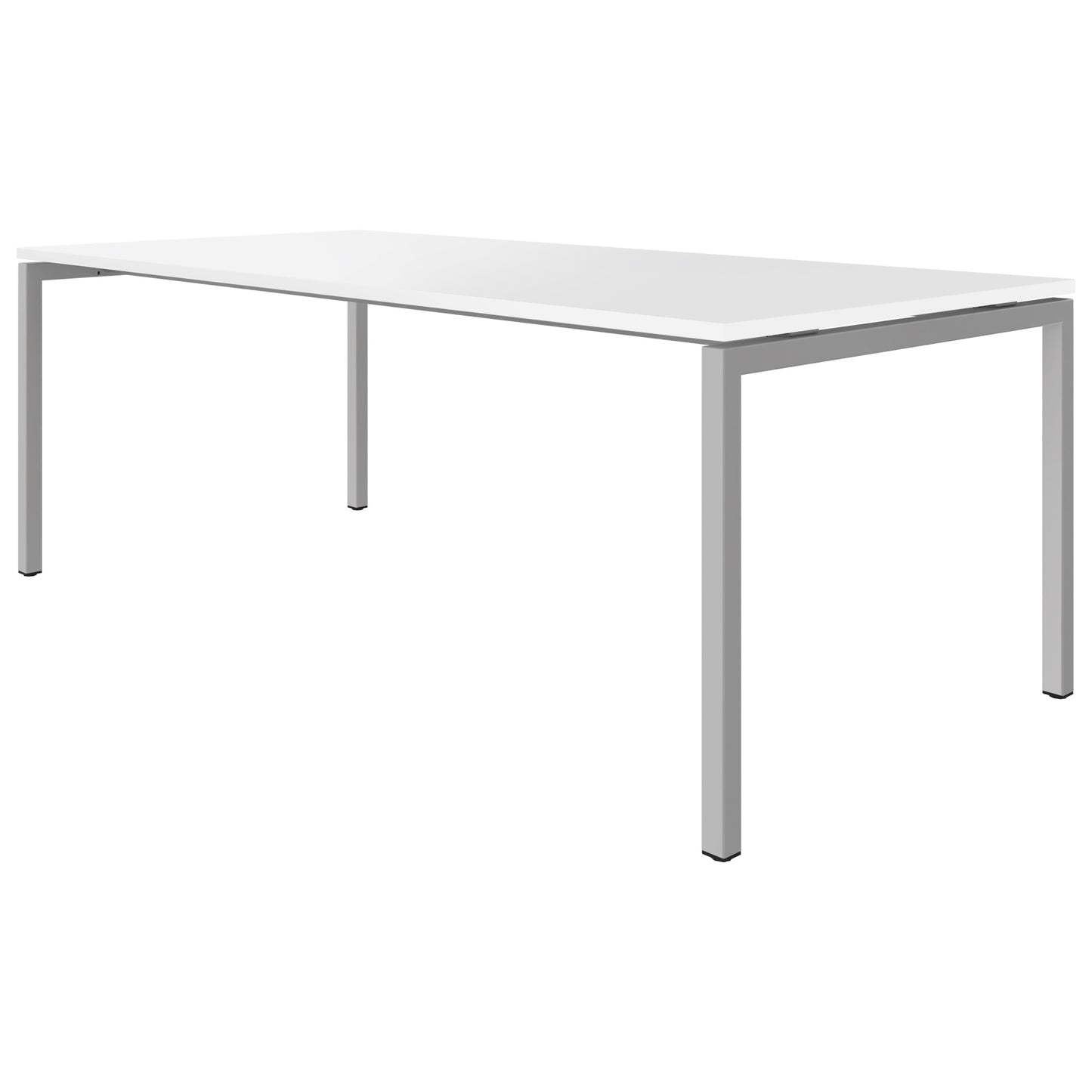 NOVA U meeting table | 2000 x 1000mm, White