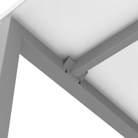 NOVA U meeting table | 2000 x 1000mm, White