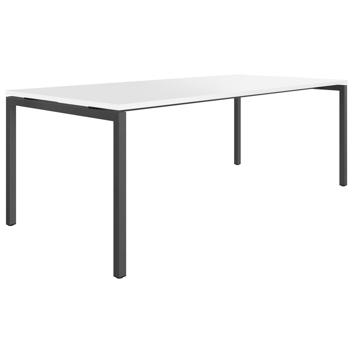 NOVA U meeting table | 2000 x 1000mm, White