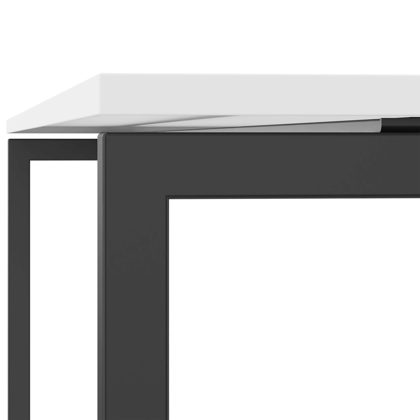 NOVA U meeting table | 2000 x 1000mm, White