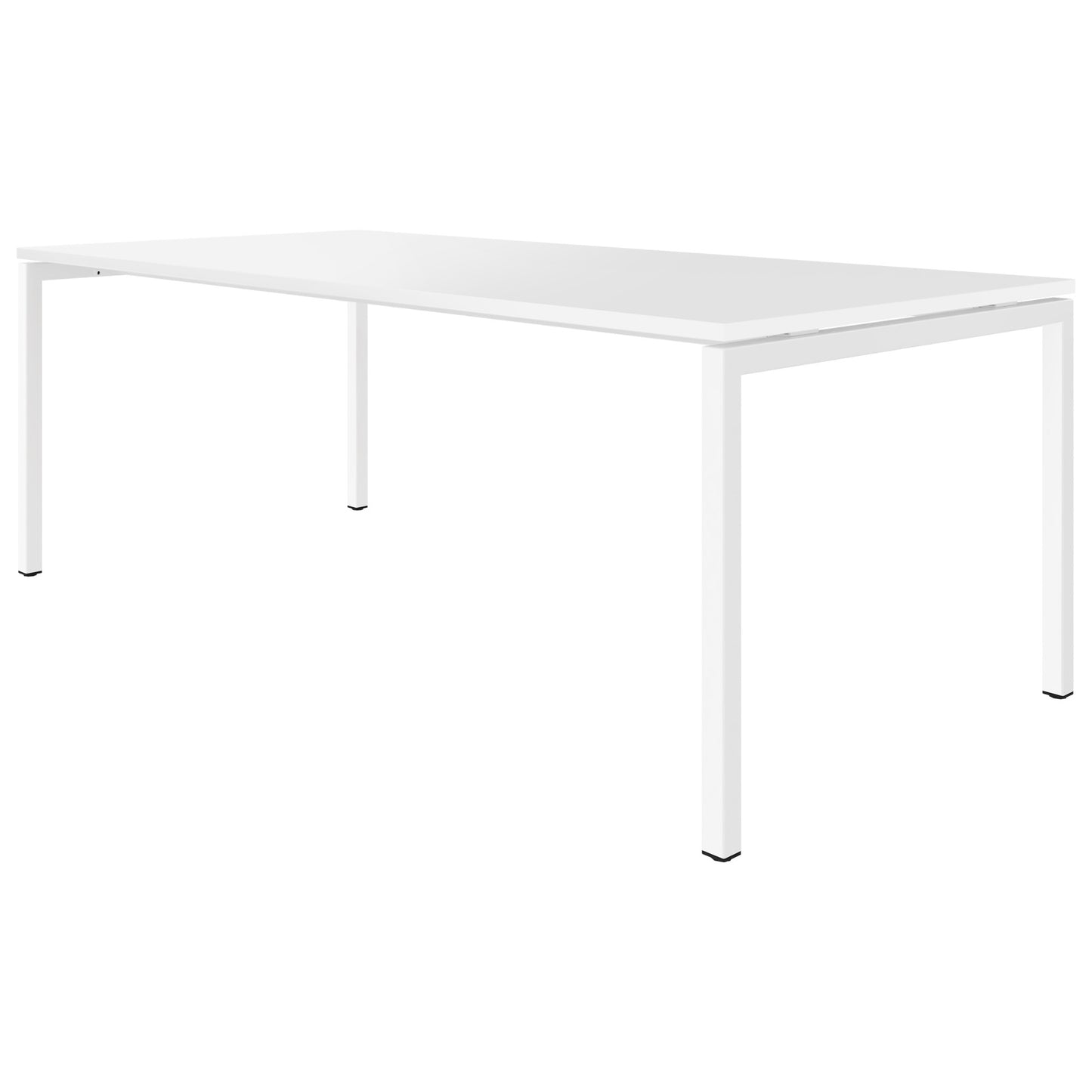 NOVA U meeting table | 2000 x 1000mm, White