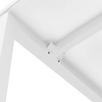 NOVA U meeting table | 2000 x 1000mm, White