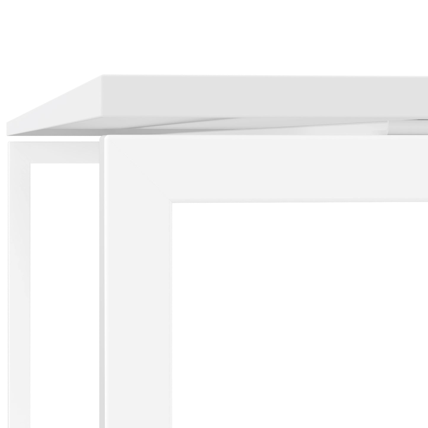 NOVA U meeting table | 2000 x 1000mm, White