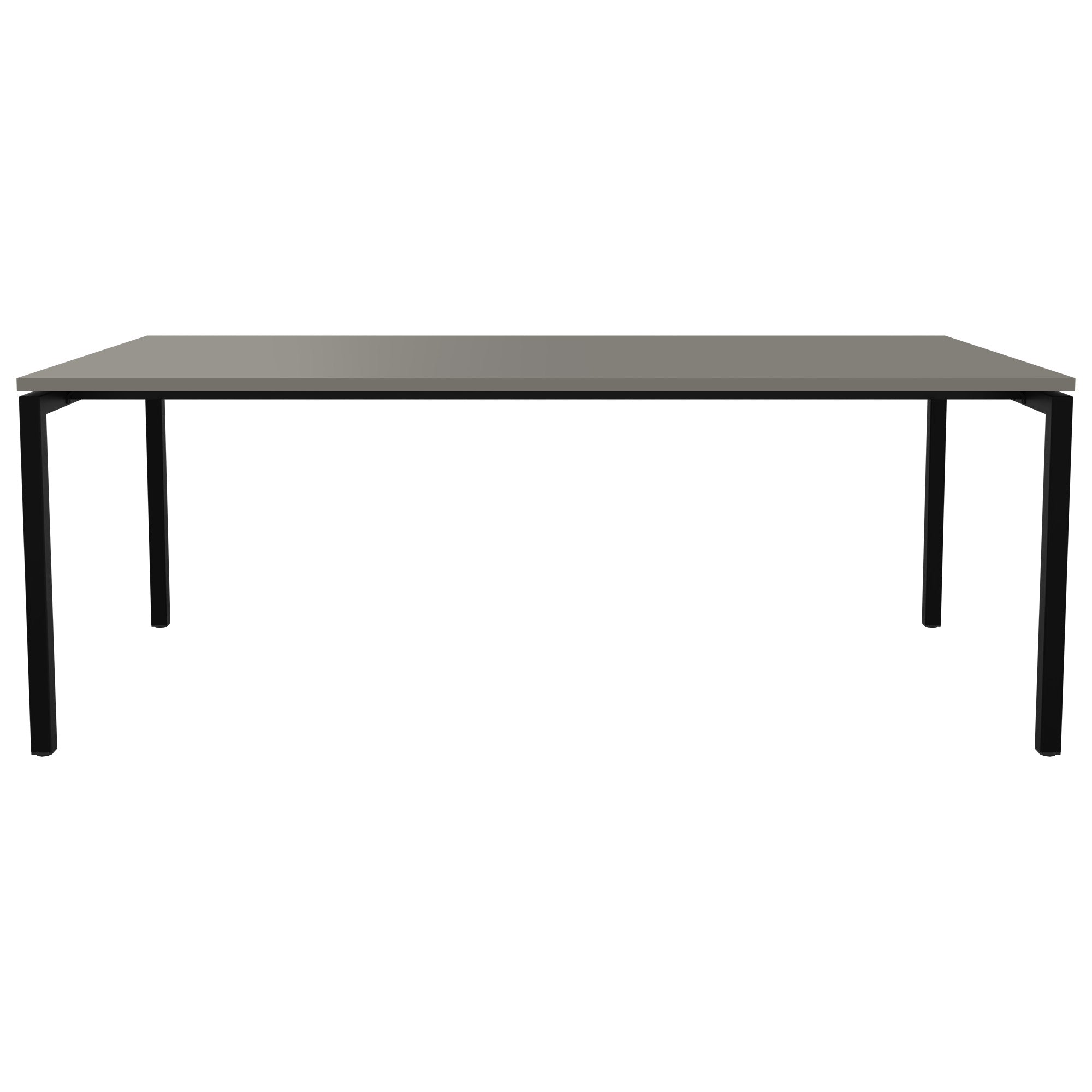 NOVA U Chefschreibtisch | 2000 x 1000 mm, Cubanitgrau
