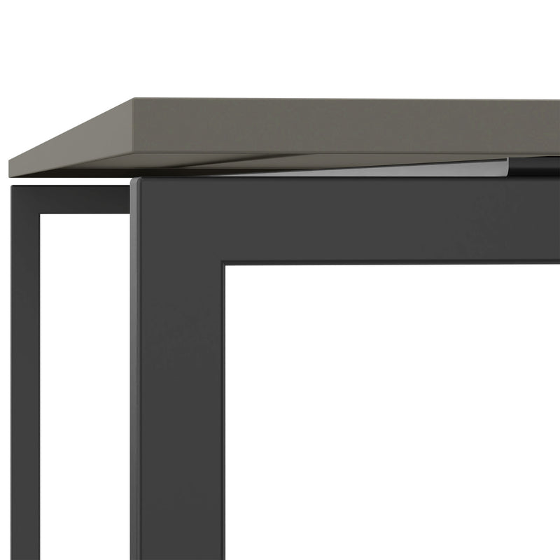 NOVA Executive desk | 2000 x 1000 mm, Cubanit gray  - 4 Main Image