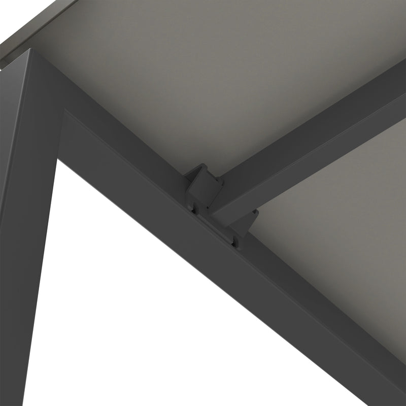NOVA Executive desk | 2000 x 1000 mm, Cubanit gray  - 5 Main Image