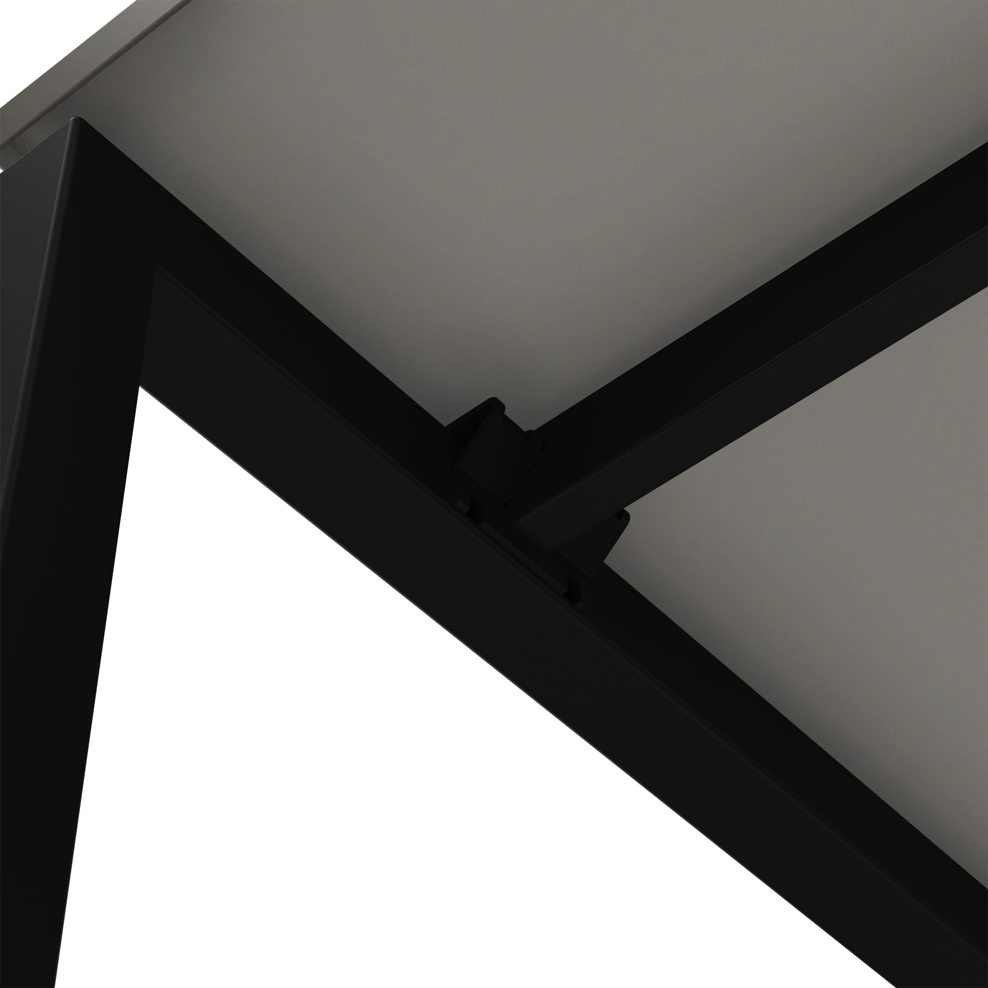 NOVA U Chefschreibtisch | 2000 x 1000 mm, Cubanitgrau