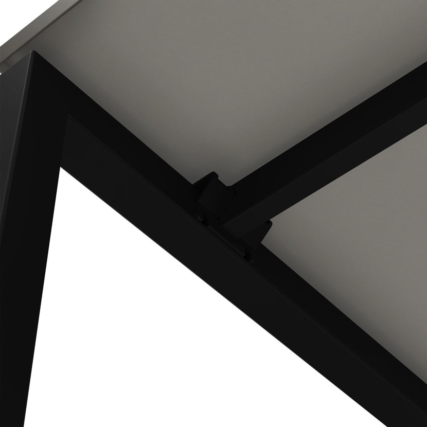 NOVA U Chefschreibtisch | 2000 x 1000 mm, Cubanitgrau