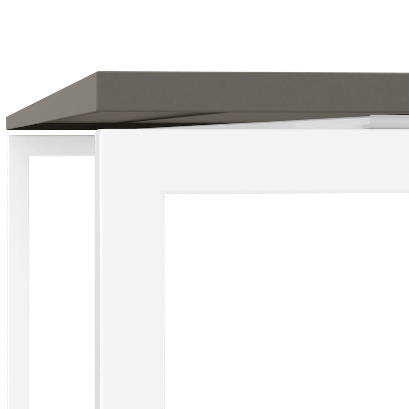 NOVA Executive desk | 2000 x 1000 mm, Cubanit gray  - 4 Main Image