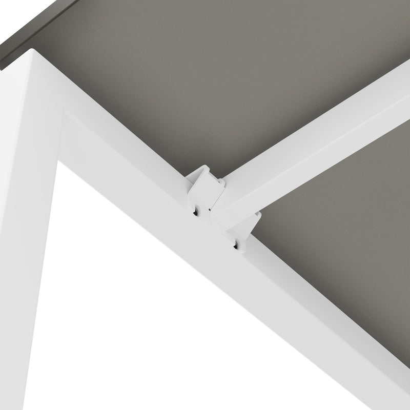 NOVA Executive desk | 2000 x 1000 mm, Cubanit gray  - 5 Main Image