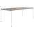 NOVA U executive desk | 2000 x 1000 mm, gray northern oak