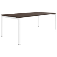 NOVA U executive desk | 2000 x 1000 mm, walnut