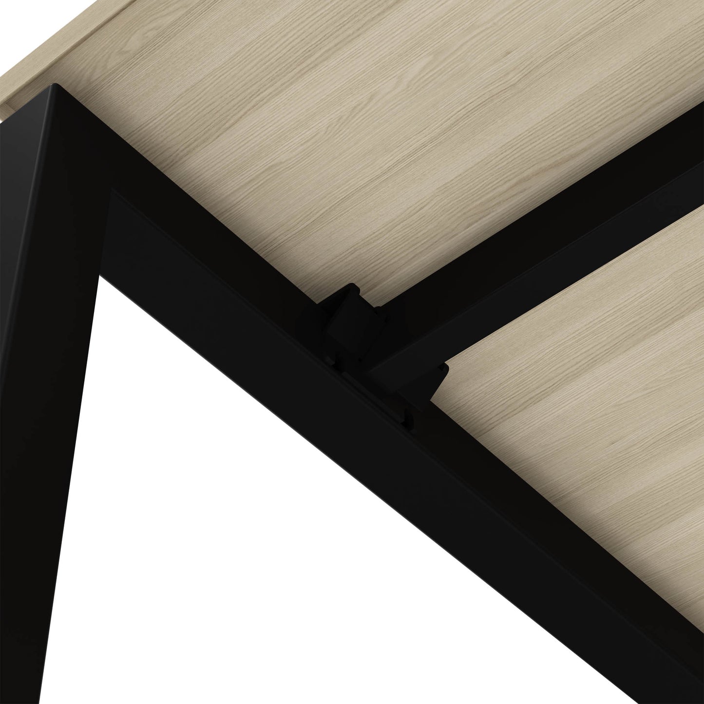 NOVA U executive desk | 2000 x 1000 mm, sand ash
