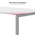 NOVA U Chefschreibtisch mit Lowboard | 2000 x 1382 mm, Perlgrau - 6 Thumbnail Image