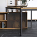 NOVA U-shaped executive desk with lowboard | 2000 x 1382 mm, white  - 14 Thumbnail Image