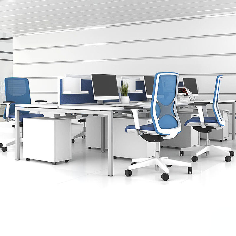 NOVA U Team desk | 3200 x 1640 mm, white - 10 Main Image