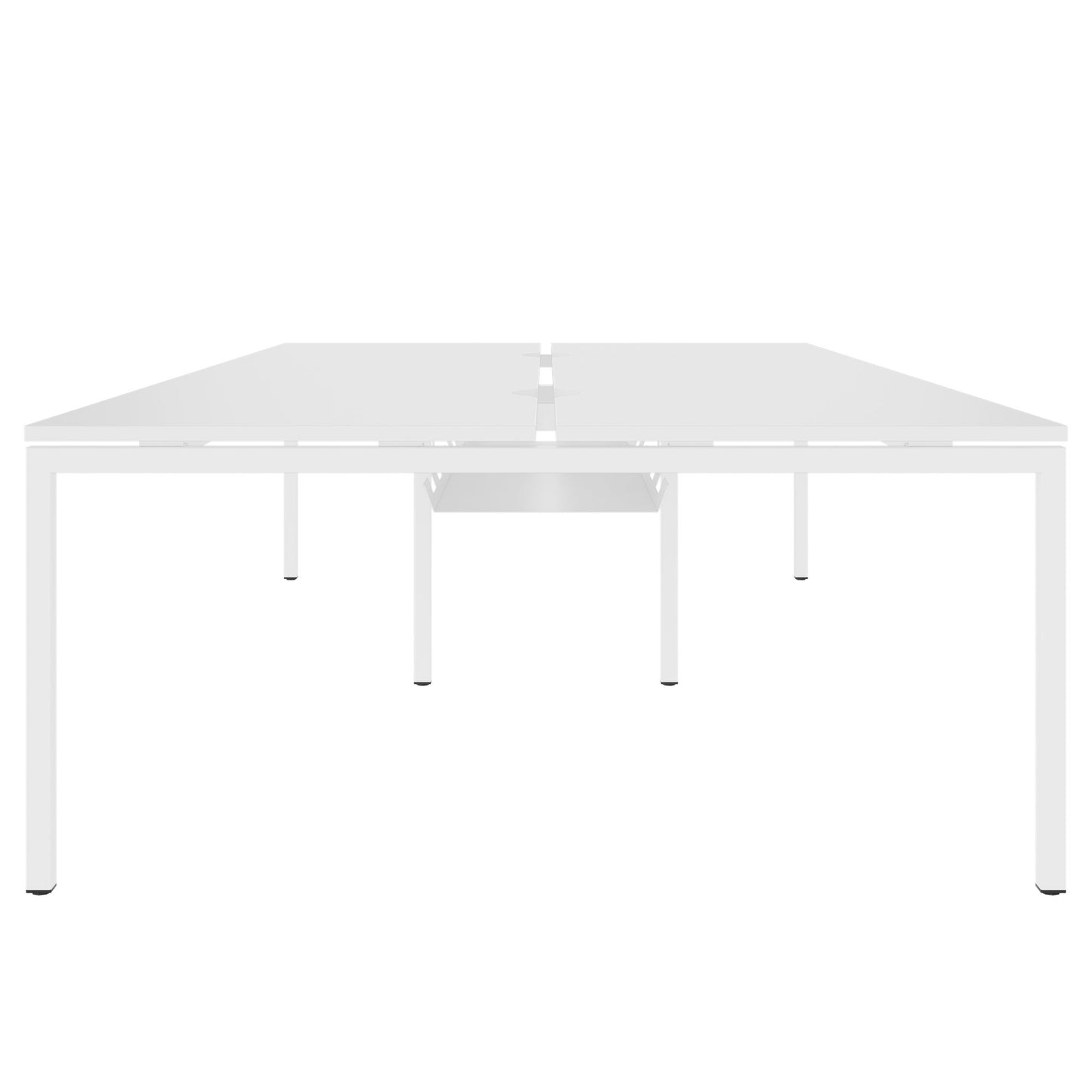 NOVA U Desk del team | 3200 x 1640 mm, bianco